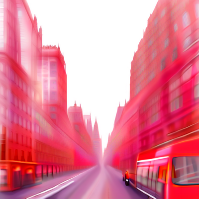 Picture of Hazy London Bus Ride